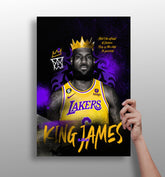 King James Aluminum Print.